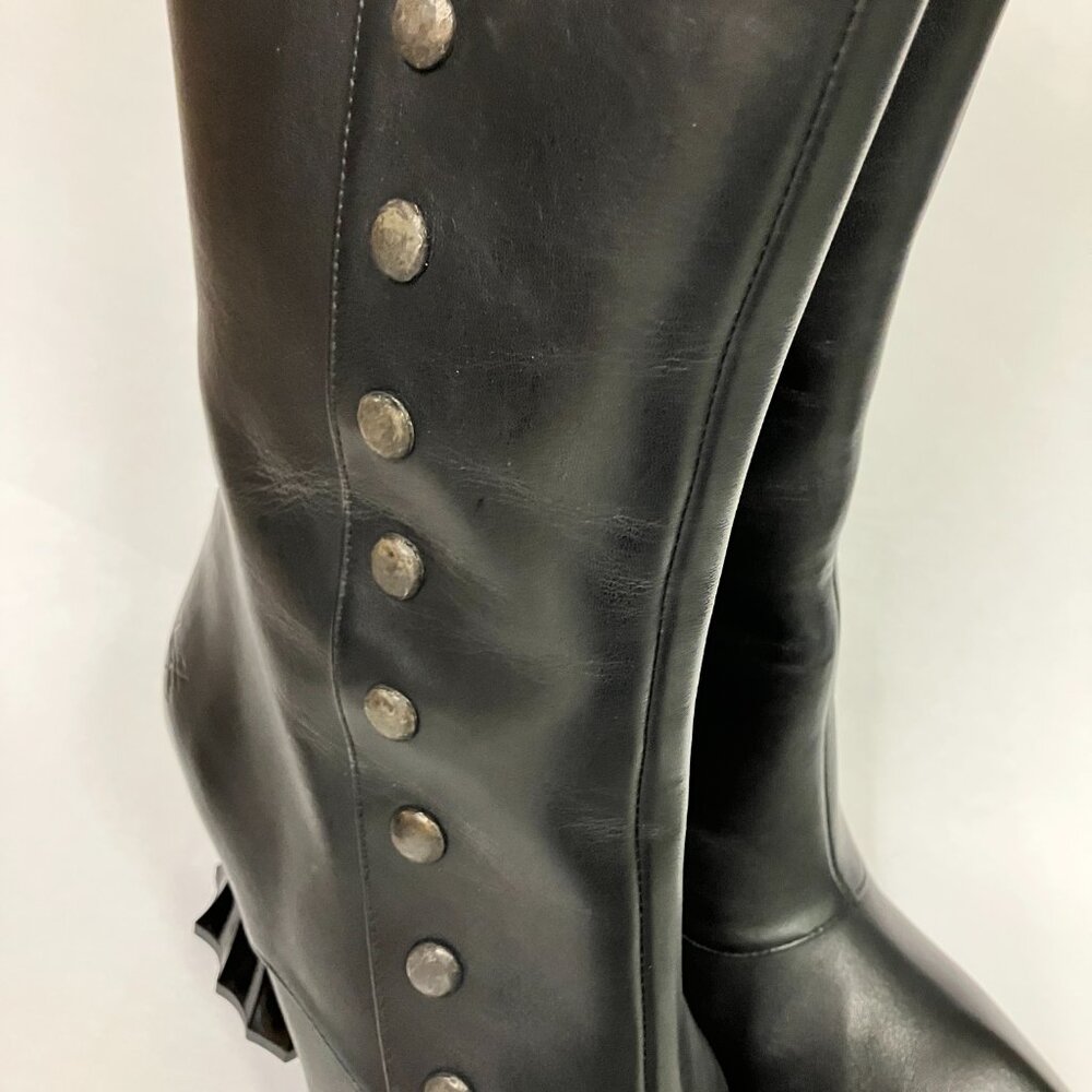 *BRAND NEW!* Fluevog 2017 Deliverance LU Boots, Black, Size 9.5 (best for 8.5)! - Picture 6 of 11